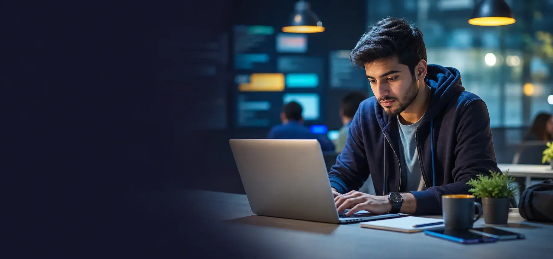 Pakistani learner building a web application